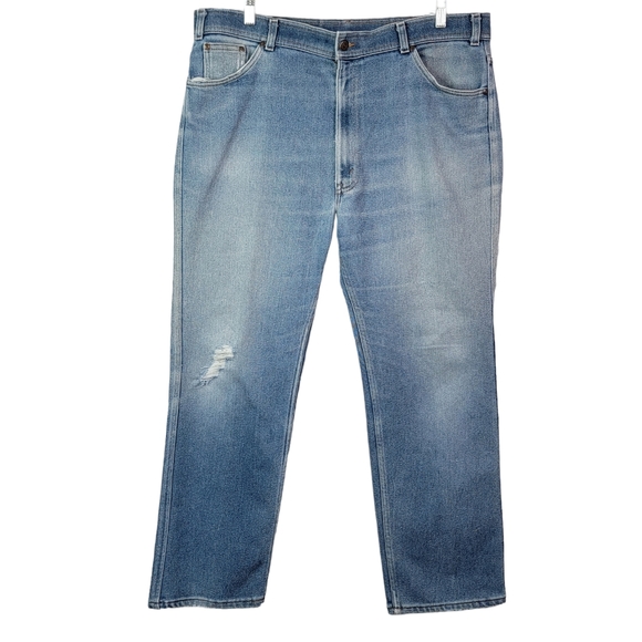 Levi's for Men With a Skoosh More Comfort Vintage Distressed Denim Jeans 40 Rare - Picture 1 of 16